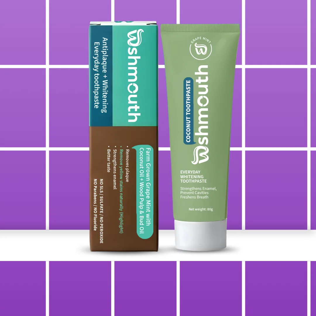 Wshmouth whipped mellow mint dream fluoride toothpaste