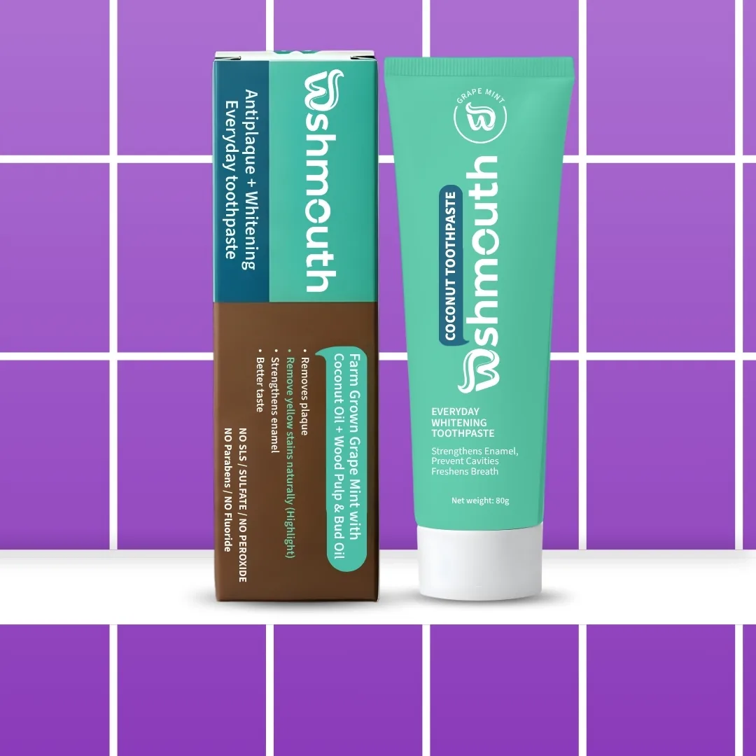 wshmouth Daily Glow Everyday Whitening Toothpaste